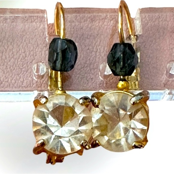 Vintage Liz Claiborne Drop Earrings Signed - Picture 1 of 3